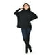 thumbnail image 4 of Sueter de cuello alto Roman Fashion /Juvenil, 4010 (Negro) negro CH, 4 of 5