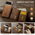 thumbnail image 6 of DG.MING Wallet Case for Google Pixel 9 Pro XL 6.8inch,Detachable Magnetic Wallet Phone Case with RFID Blocking, Card Slot,Holder, Leather Phone Case for Men Women,Brown, 6 of 9