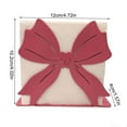 thumbnail image 3 of DAMAI 4.7 Inch Pink Napkin Holder for Table - Decorative Bow Design Napkins Holder for Paper Napkins, Metal Napkins Towel Holder Dispenser for Valentine Wedding Kitchen Dining Restaurant Decor, 3 of 9