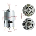 thumbnail image 4 of Motor eléctrico de bajo nivel de ruido kusrkot 12V DC 12000 RPM Cojinete de engranaje alto, 4 of 8