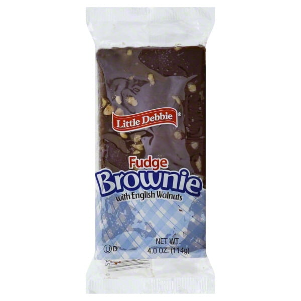 Little Debbie Snack Fudge Brownies Snack Cakes, 4 Oz
