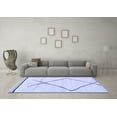 thumbnail image 3 of Ahgly Company Indoor Rectangle Solid Blue Modern Area Rugs, 2' x 3', 3 of 4