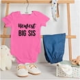 thumbnail image 3 of Newest Big Sis Sisters Older Sibling Bodysuit Jumper Girls Infant Baby Brisco Brands 18M, 3 of 6
