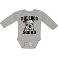 thumbnail image 3 of Inktastic Dog Bulldog Squad Boys or Girls Long Sleeve Baby Bodysuit, 3 of 5