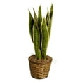 thumbnail image 4 of Wald Imports 0025-10W 10 in. Whitewash Rattan Pot Cover  Pack of 3, 4 of 6