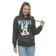 thumbnail image 4 of Disney Women's Minnie Mouse Hoodie Sweatshirt Pullover Gray Blue, 4 of 8