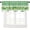 Shamrock Logo, variant on 54x18 Inches Green St. Patrick''s Day Green Shamrock Logo Window Valance Bowler Hat Fortune Love Bedroom Kitchen Dining Room Window Decoration