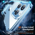thumbnail image 6 of TORRAS MoonClimber Series for iPhone 13 Pro Case, [3-Way Stand] [6X Military Drop Shockproof], Clear, 6 of 7