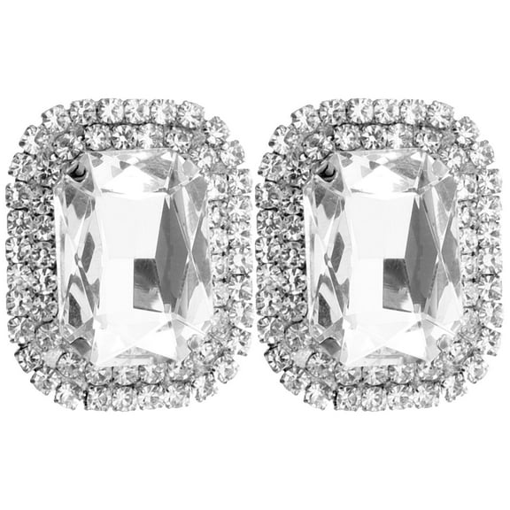 unbranded Lace Shoe Clips for Women Boys Women's 3.80X3.00X1.00CM Silver