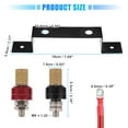 thumbnail image 4 of Unique Bargains 4AWG Battery Jump Post Kit Cable and Mounting Bracket for UTV ATV Car Trucks RV Tractor Boat, 4 of 6