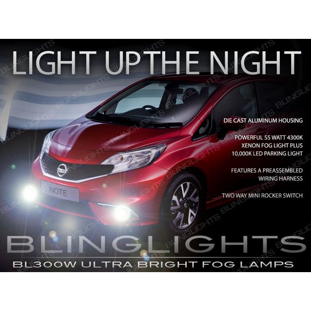 For 2014 2015 2016 Nissan Versa Note Fog Lamps Driving Lights