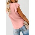 thumbnail image 3 of Women's Pink Forever Tonight Button Tie Top, 3 of 6