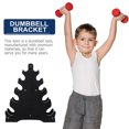 thumbnail image 3 of OUNONA 2Set Dumbbell Organizer Black ABS for Home and Office Use, 3 of 8