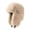 Khaki, variant on Cbehtwi Faux Fur Trapper Hat, Fuzzy Winter Hat with Ear Flaps, Fleece Lined Windproof Ushanka Hat for Women Cold Weather Outdoor Cycling Commuting