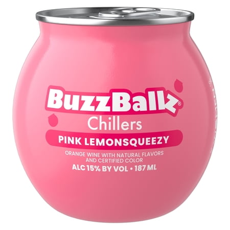 BuzzBallz Pink Lemonsqueezy Chillers, 187ml 30 Proof