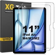 Apple iPad Air 11'' Screen Protector M4/M3/M2 2026/2025/2024, 2-Pack Tempered Glasses Protector Shatterproof, Bubble Free, HD Clarity