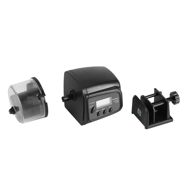 Alimentador electrónico digital LCD para peces, dispensador de alimentos con temporizador, máquina automática para acuarios.