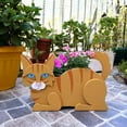 thumbnail image 4 of Jubipavy Cute Cat Shape Garden Flower Pot Plant Planting Pot Garden Decoration Gift Home Saving, 4 of 6