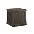 thumbnail image 1 of Suncast Elements 13 Gallon Backyard Patio End Table with Built In Storage, Java, 1 of 4