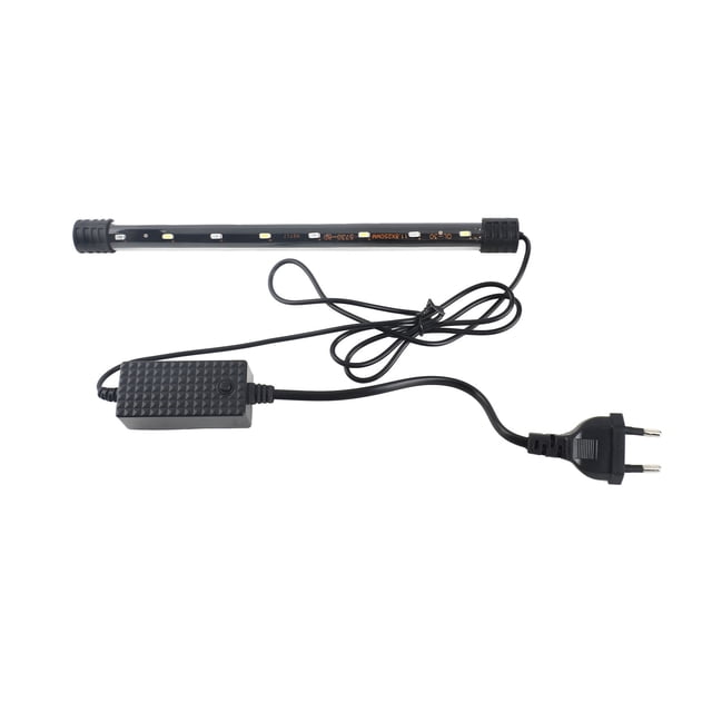 Lámpara LED Para Pecera, Luz LED Sumergible Para Acuario, Ahorro De Energía, Azul, , Enchufe De La UE, 220 V, Alto Brillo Con Ventosas Para Acuarios Para Piscinas