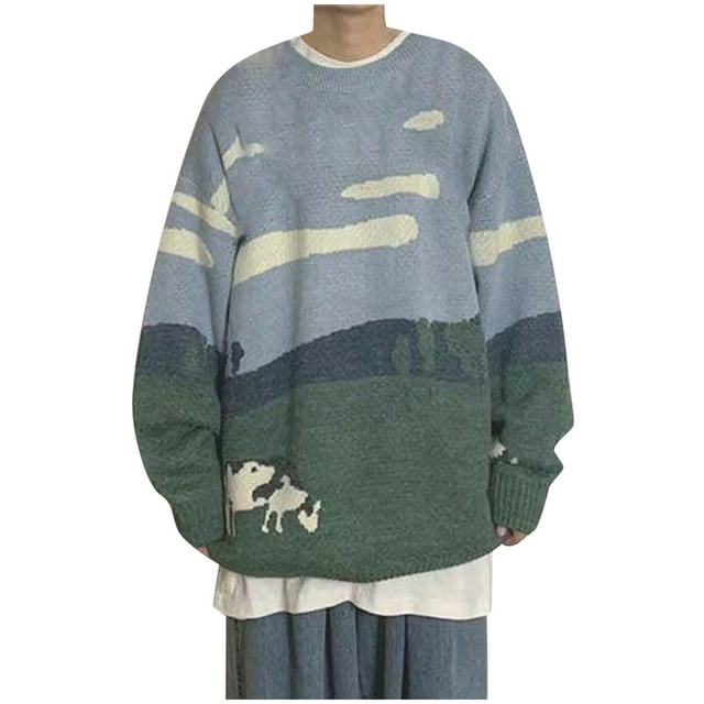 Cardigan de Noël pour Femmes, Chandail d'Hiver Chaud, chandail Tricoté à la Mode, Col Rond, Veste Décontractée de Noël, Mi-Longue et Douce