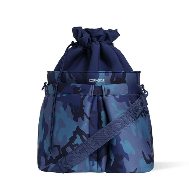 Hielera Corkcicle para bebidas, color azul marino, camuflaje