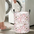 thumbnail image 5 of Naloa Cute Rabbit Large Laundry Basket Waterproof Round Collapsible Storage bin with Handles for Hamper Kids Room,Toy Storage, 5 of 6