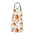 thumbnail image 2 of Pofeuu Squirrel Print Waterproof Apron with Pockets Adjustable Cooking Aprons Kitchen Bib for Baking Household Cleaning, 2 of 8