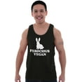 thumbnail image 3 of Ferocious Vegan Herbivore Bunny Tank Top T Shirts Men Women Brisco Brands S, 3 of 6