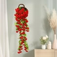 thumbnail image 4 of YZEGDCH Artificial Flowers Artificial Rose Floral Vines 2Pc Fake Hanging Spring Decor Cute Fake Hanging Flower Vines Floral Garland Decorations for Wedding Party Wall Room Decor Aesthetic, 4 of 6