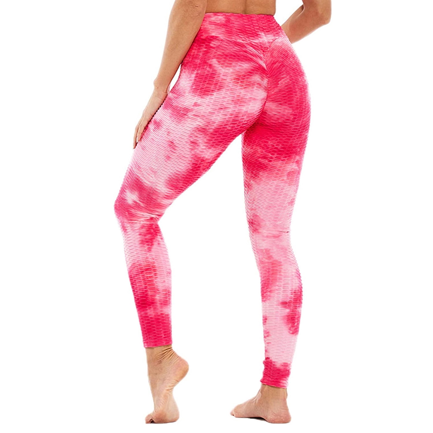 Womens Tie Dye Butt Lift Tik Tok Yoga Pants