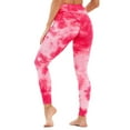 thumbnail image 2 of Womens Tie Dye Butt Lift Tik Tok Yoga Pants, 2 of 5