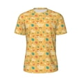 thumbnail image 5 of Wukai Flowe Chicken Print Men's Short-Sleeved Mesh T-Shirt,Quick-Dry Short Sleeve Workout T-Shirt-X-Large, 5 of 8
