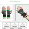 thumbnail image 5 of Wrist Brace Wraps Carpal Tunnel Tendonitis Arthritis Pain Relief, Sports Wrist Support Protector Stabilizer Strap Band Compression Fits Right&Left Hand for Women and Men, 5 of 11