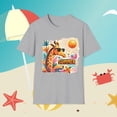 thumbnail image 2 of Summer Vibes Stylish Giraffe Wearing Sunglasses Unisex Softstyle T-Shirt, 2 of 8