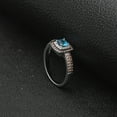 thumbnail image 5 of Coco Engagement Ring Women Chocolate Blue Sterling Silver Ginger Lyne Collection, 5 of 6
