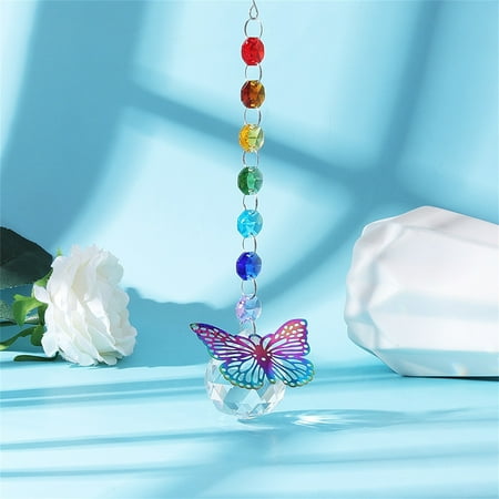 

ãYilirongyummã Home Decor Diy Pendant Window Ball Pendant Decoration Decoration Indoor Color Outdoor Decoration & Hangs