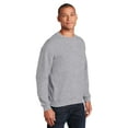 thumbnail image 4 of Gildan Heavy Blend Men's Fleece Crewneck Sweatshirt, Classic, Warm Soft Pullover, Sport Grey, M, 4 of 5
