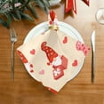 thumbnail image 5 of Coolnut Valentine's Day Gnome Cloth Napkins Set of 4, Reusable Washable Polyester Dinner Table Napkins for Family, Weddings, Parties, Home Decor, 20 x 20 Inch Washcloth Gift, 5 of 7