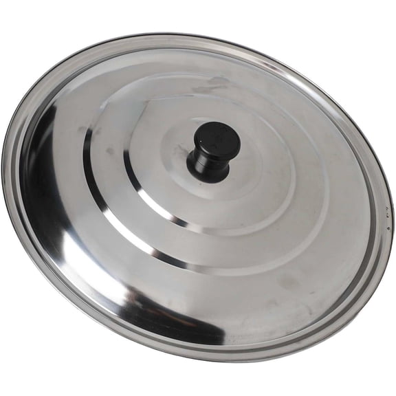 Stainless Steel Pot Lid With Knob, 12'' /13'' /14'' /15'' Wok Lid, Cast Iron Skillet Lid, Cooking Pot Pan Frying Pan Cover For Kitchen Cookware Accessories(38cm)