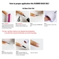 thumbnail image 4 of FZANEST Rubber Base Gel For Nails, Base Clear Sheer Color Gel Nail Polish,Elastic Rubber Base Coat, Extension Gel in a Bottle 15ml (Nude), 4 of 5