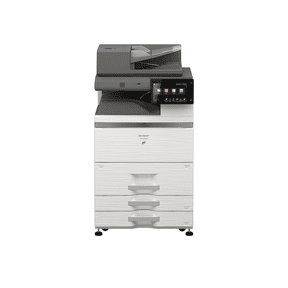 Restored Sharp BP-70M75 Monochrome Laser Multifunction Printer Copier Scanner, 75 PPM