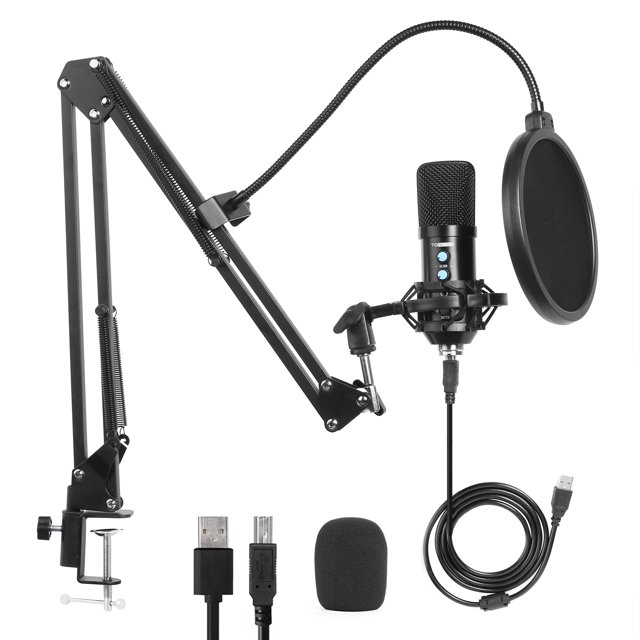Kit de micrófono de suspensión BM-858 para transmisión en vivo Juego de micrófono de condensador Tmvgtek Para Estrenar