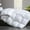 White/All Season, variant on Twin Size Feather Down Fiber Comforter - Ultra Soft 100% Cotton Duvet Insert, All Season Hotel Luxury Bedding with Corner Tabs, 68"x90" White