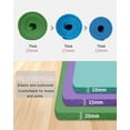 thumbnail image 6 of YR Thick Yoga Mat 20mm Soft Foam 78"x51" Wide Kids Gymnastics Senior Stretching Home Exercise Green, 6 of 8