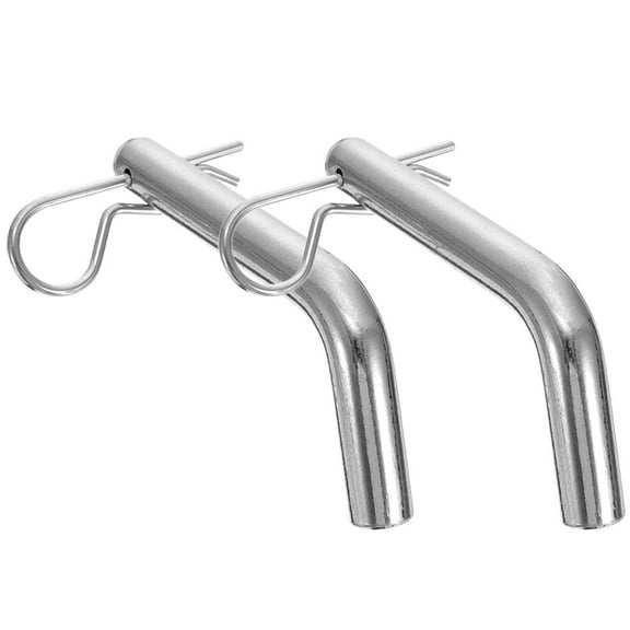 WASHWEPE Trailer Hitch Accessories Hitch Pin Towing Silver Iron 2 Sets