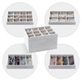 thumbnail image 4 of Bandejas organizadoras de joyas ProCase, apilables, 4 capas, color gris, 4 of 8