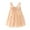 Beige, variant on NiSHUIHAN Girls' Dresses Toddler Kids Baby Girls Cute Summer Mesh Elegant Flower Wing Suspenders Dress Skirt Beige 2-3Years