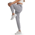 thumbnail image 3 of MASKERT Women's Jogger Pants - Lightweight Casual Athletic Pants with Pockets Multiple Sizes Available Light Gray, 3 of 6