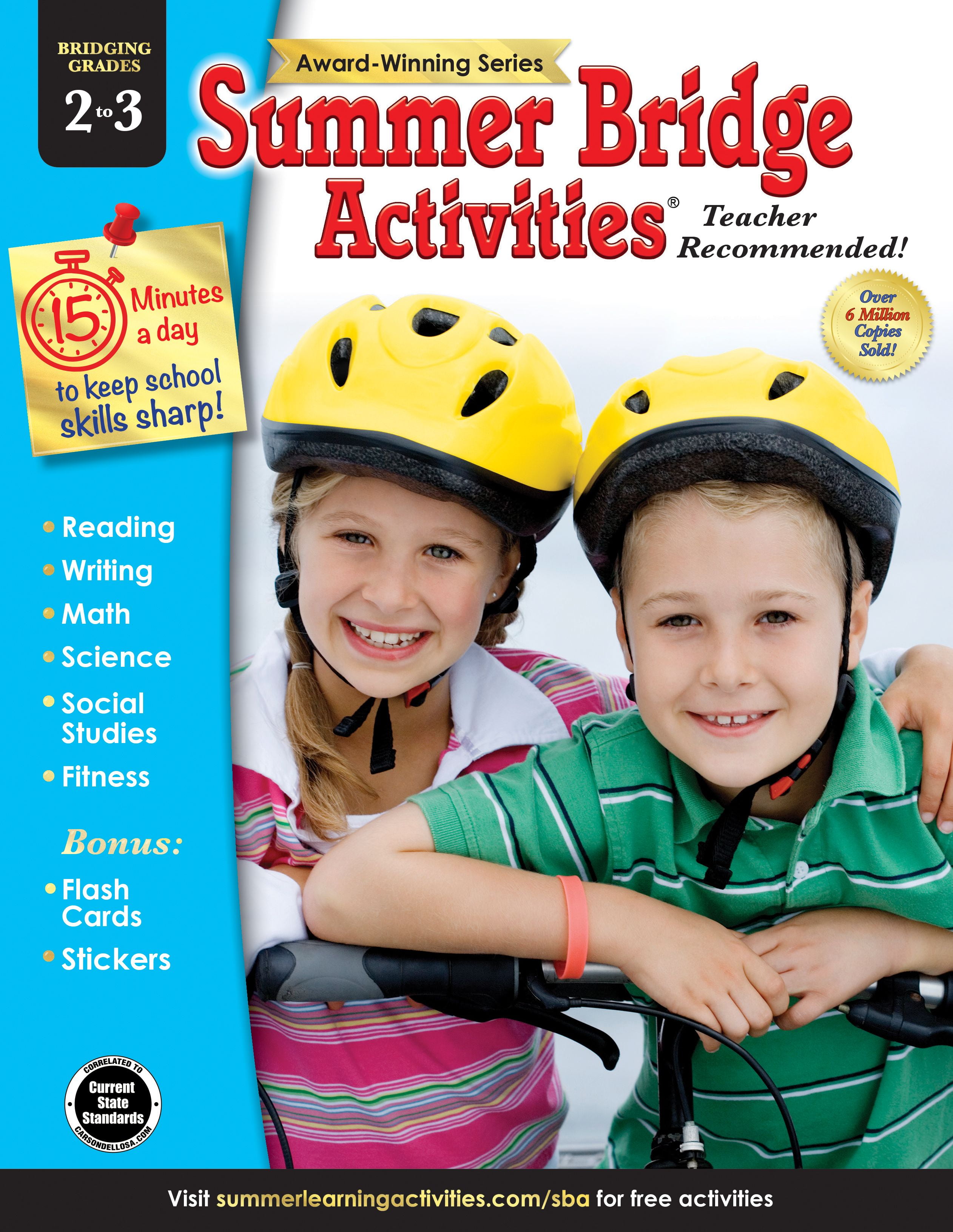 Summer Bridge Activities 2nd to 3rd Grade Workbook (Spiral Bound)